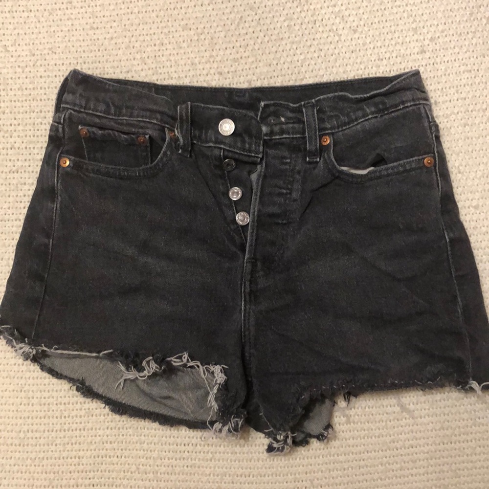 Levi's Super High Rise Cut Off Shorts
